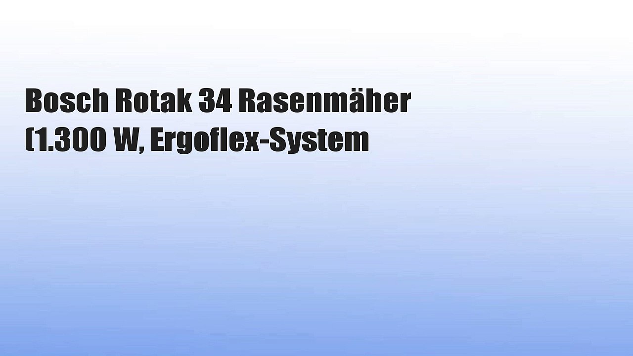 Bosch Rotak 34 Rasenmäher (1.300 W, Ergoflex-System