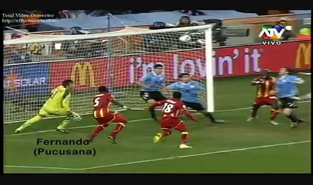 Uruguay vs Ghana "Sudáfrica 2010" (Goles, Última jugada, Penal errado, Definición por penales)
