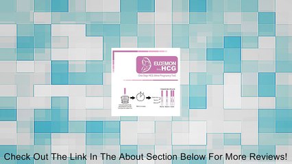 EUDEMON Pregnancy (HCG) Test Strips - (Pack of 30) Review