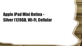 Apple iPad Mini Retina - Silver (128GB, Wi-Fi, Cellular