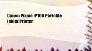 Canon Pixma iP100 Portable Inkjet Printer