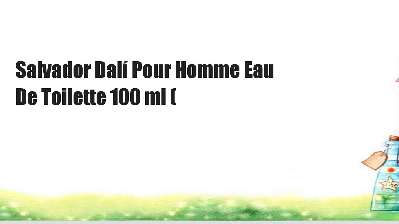Salvador Dalí Pour Homme Eau De Toilette 100 ml (
