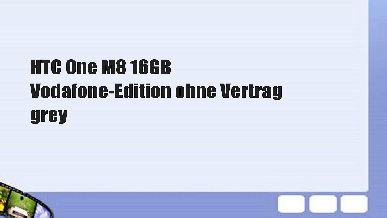 HTC One M8 16GB Vodafone-Edition ohne Vertrag grey