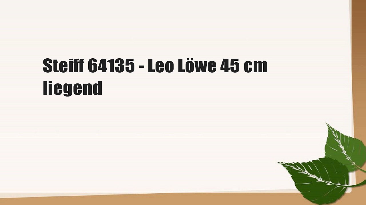 Steiff 64135 - Leo Löwe 45 cm liegend