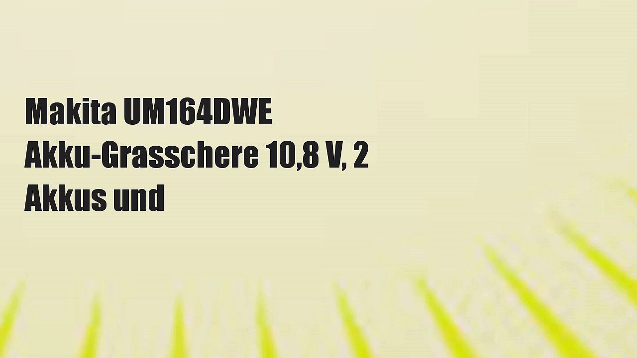 Makita UM164DWE Akku-Grasschere 10,8 V, 2 Akkus und