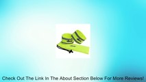 Mr Visibility Hi Vis Reflective Ankle Bands ✮ One Pair   Fabric Bag ✮ Top Quality Yellow Elastic Material with Two Reflective Tape Strips and Velcro ✮ Use it as Armbands, Ankle Straps or Wristbands ✮ High Visibility for Outdoor Sports, Walking, Biking & D