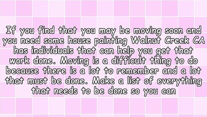 If You Desire Some Painting Walnut Creek CA Has People To Help