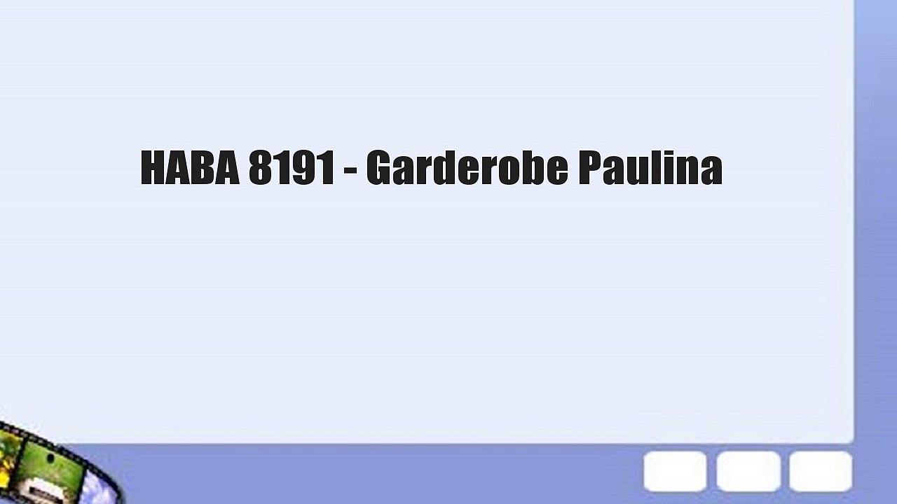 HABA 8191 - Garderobe Paulina