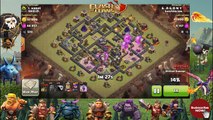 Clash of Clans - Attack Town Hall 9  By Lava Hound & Balloon