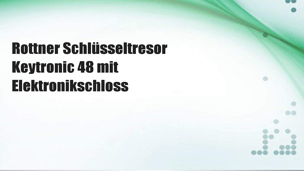 Rottner Schlüsseltresor Keytronic 48 mit Elektronikschloss