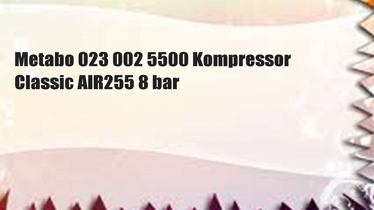 Metabo 023 002 5500 Kompressor Classic AIR255 8 bar
