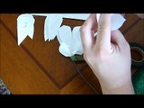 Watercolor Coffee Filter Paper Roses Instructional Tutorial