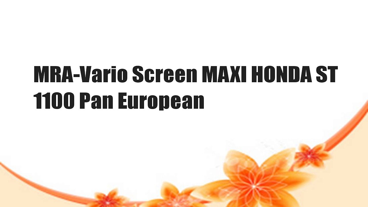 MRA-Vario Screen MAXI HONDA ST 1100 Pan European