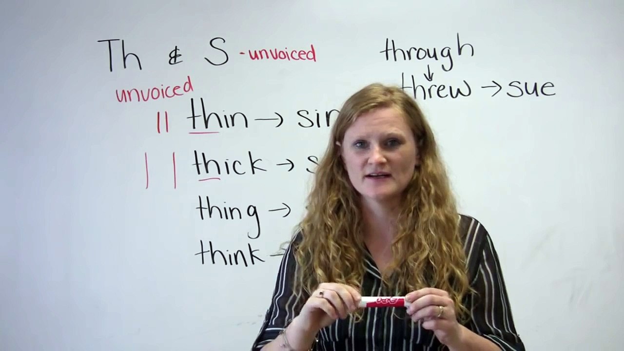 English Pronunciation - Th & S