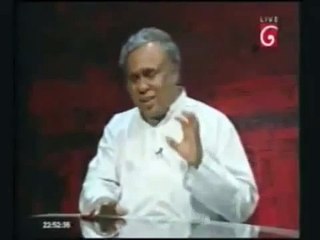 Prof. Nalin de Silva speaks about english education in Sri Lanka