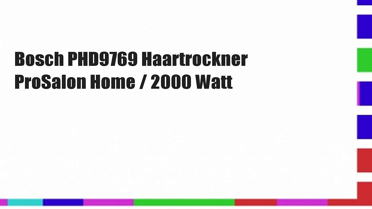 Bosch PHD9769 Haartrockner ProSalon Home / 2000 Watt