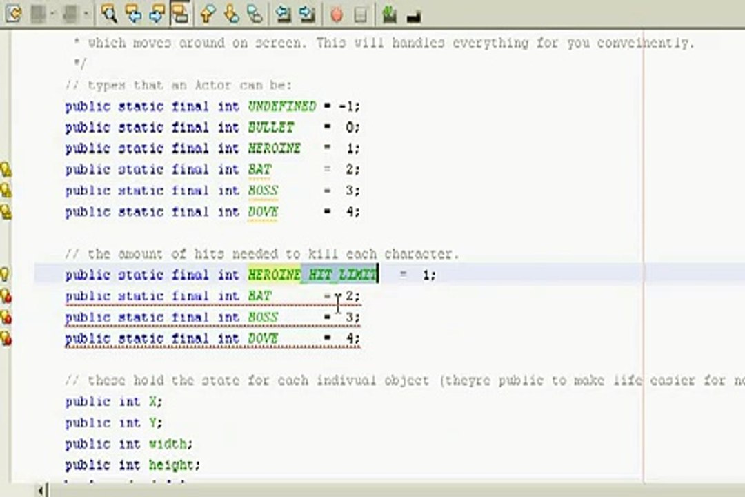 How games are made -a game programming video (netbeans, j2me, speeded up)