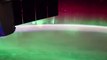 Espectacular aurora boreal vista desde el espacio