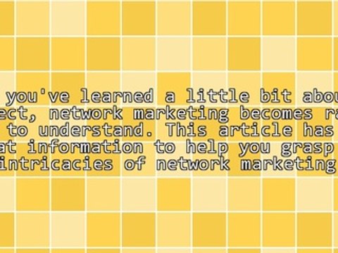 Network Marketing Tips That Can Help You Achieve Success!