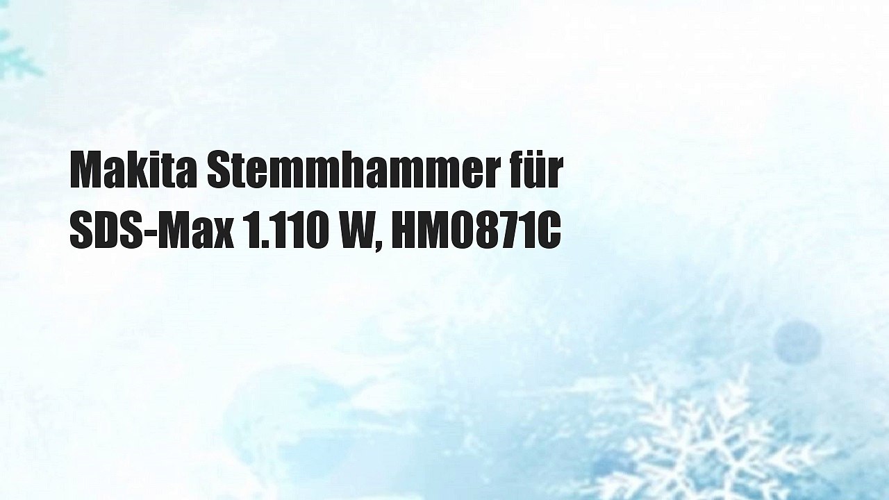 Makita Stemmhammer für SDS-Max 1.110 W, HM0871C