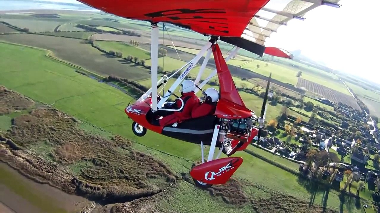 Low Level Flying in a QuikR Microlight