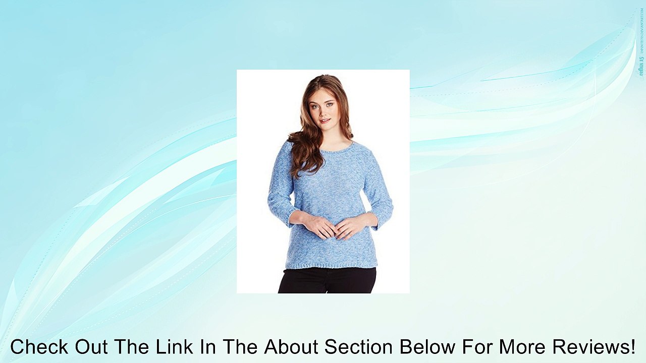 Jones New York Women's Plus-Size Dropped Shoulder Wedgewood Jet White Review