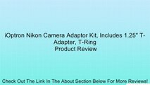 iOptron Nikon Camera Adaptor Kit, Includes 1.25