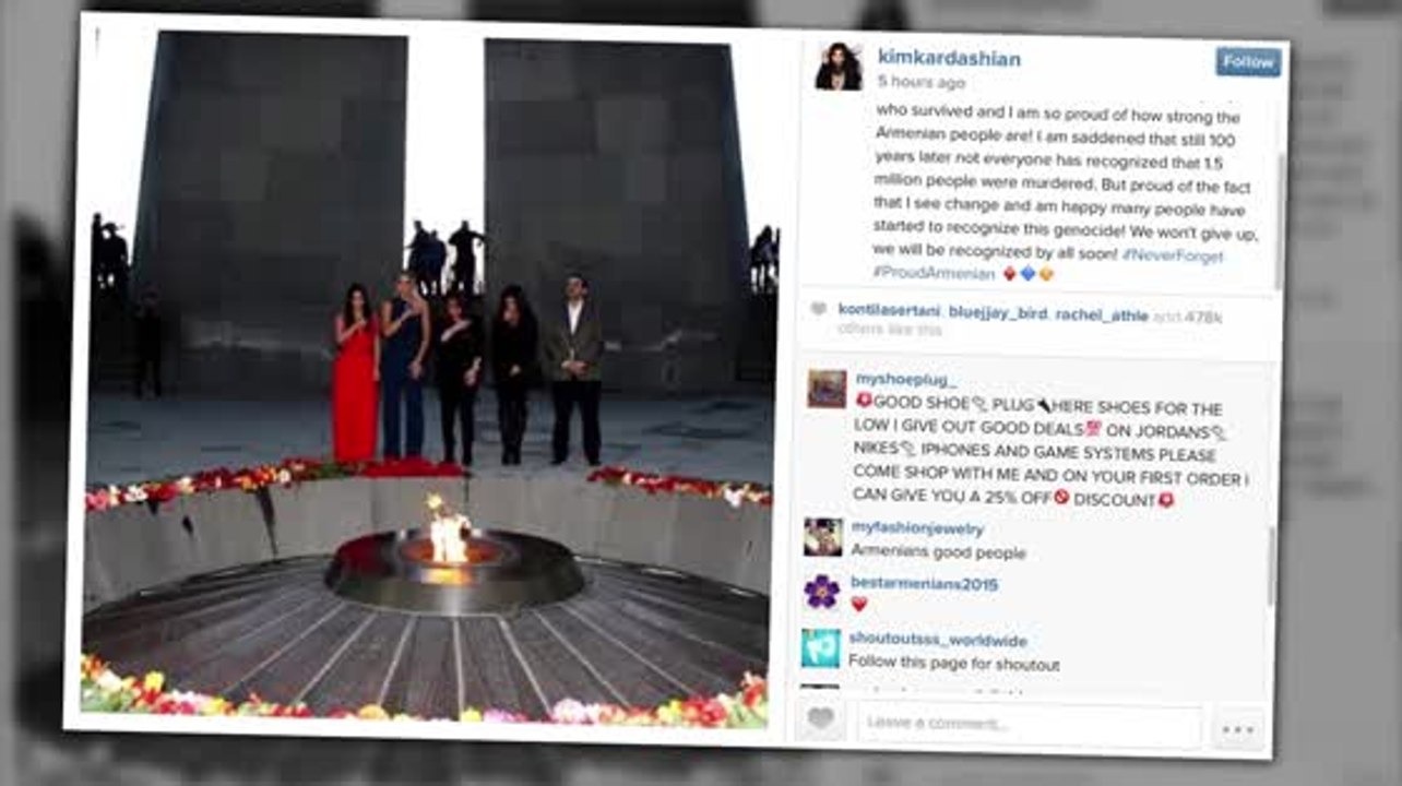 Kim Kardashian Recognizes Armenian Genocide 100...