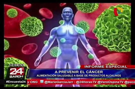 Informe Especial: sepa cómo prevenir el cáncer con alimentos alcalinos