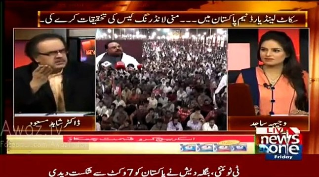 Anchors who were appointed on MQM’s Recommendation are now criticizing MQM, Dr.Shahid Masood