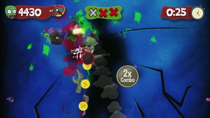 Slice Zombies for Kinect - Gameplay Trailer (Full HD)