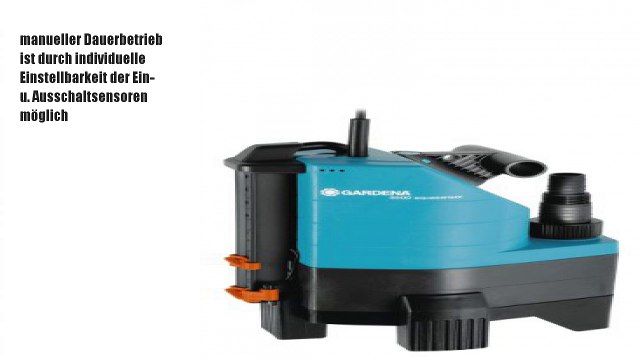 Gardena 1797-20 Comfort Schmutzwasserpumpe 8500 aquasensor