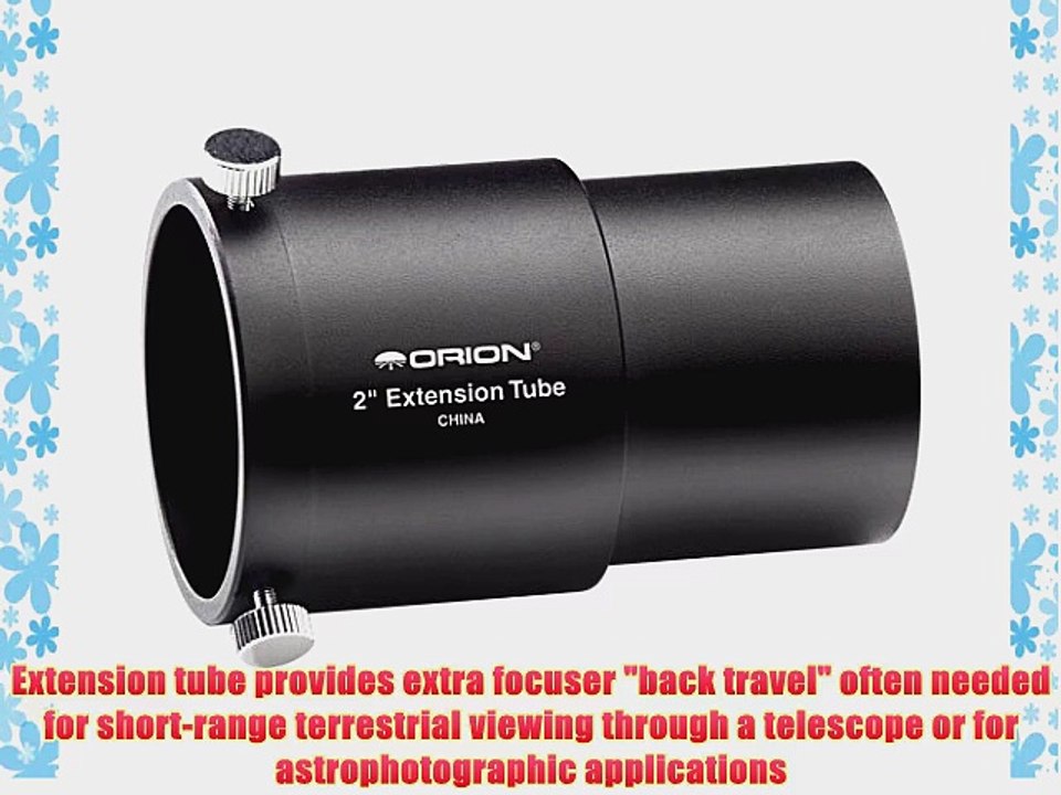 Orion 5124 2-Inch Telescope Eyepiece Extension Tube