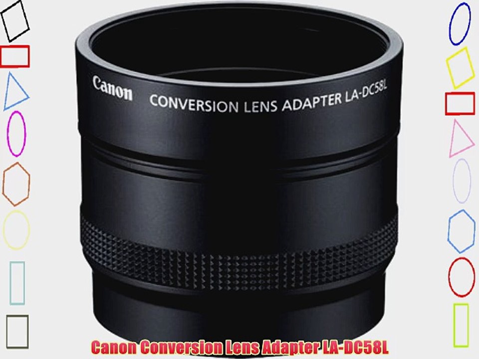 Canon Conversion Lens Adapter LADC58L video Dailymotion