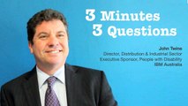 3 Minutes 3 Questions_John Twine talks about IBM's diversity and inclusion achievements