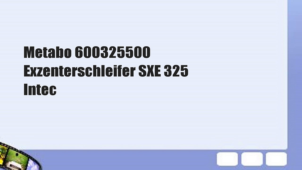 Metabo 600325500 Exzenterschleifer SXE 325 Intec