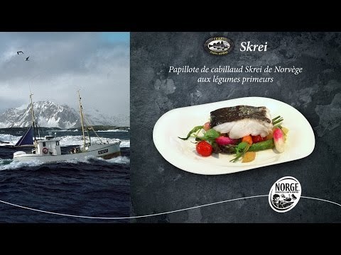 Papillote de cabillaud Skrei de Norvège aux légumes primeurs - 750 Grammes