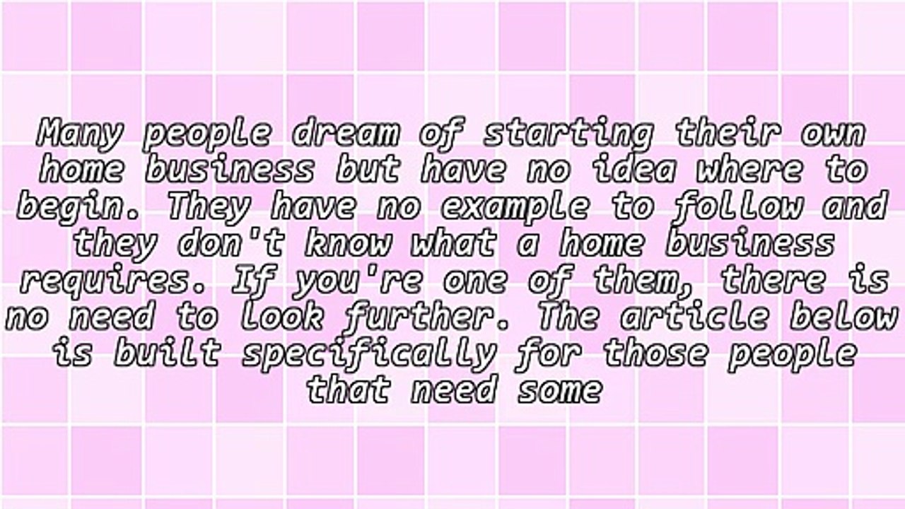 Useful Home Based Business Tips