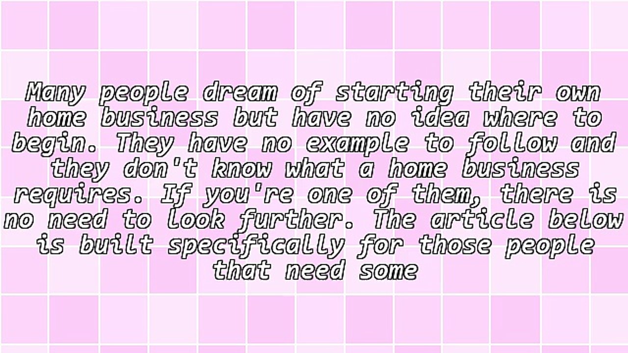 Useful Home Based Business Tips