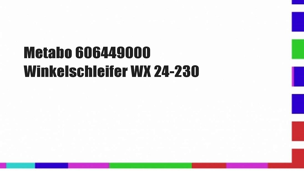 Metabo 606449000 Winkelschleifer WX 24-230