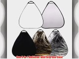 CowboyStudio Photography Photo Portable Grip Reflector 48inch 5in1 Triangle Collapsible Multi
