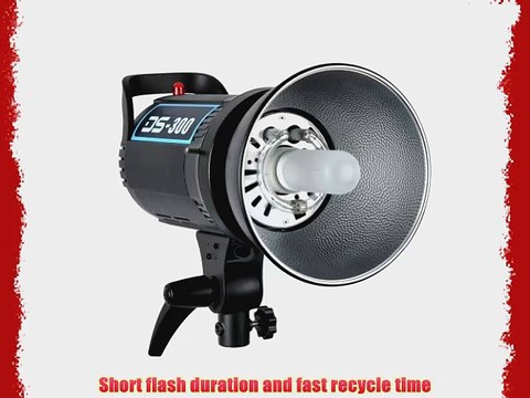 NEEWER DS300 Studio Strobe Photo Flash Light with Bowens Style Mount - 300W Photography Monolight
