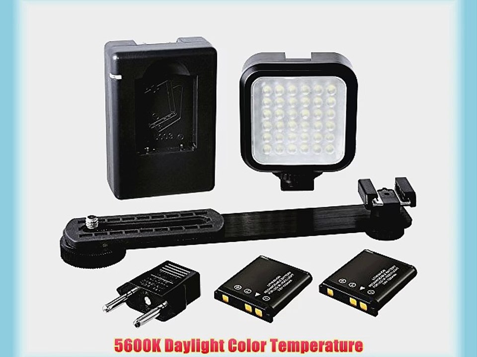 LED Digital Video Light of 36 LEDs 5600K Video Lighting Kit For The Sony HVR-HD1000U FDR-AX100/B