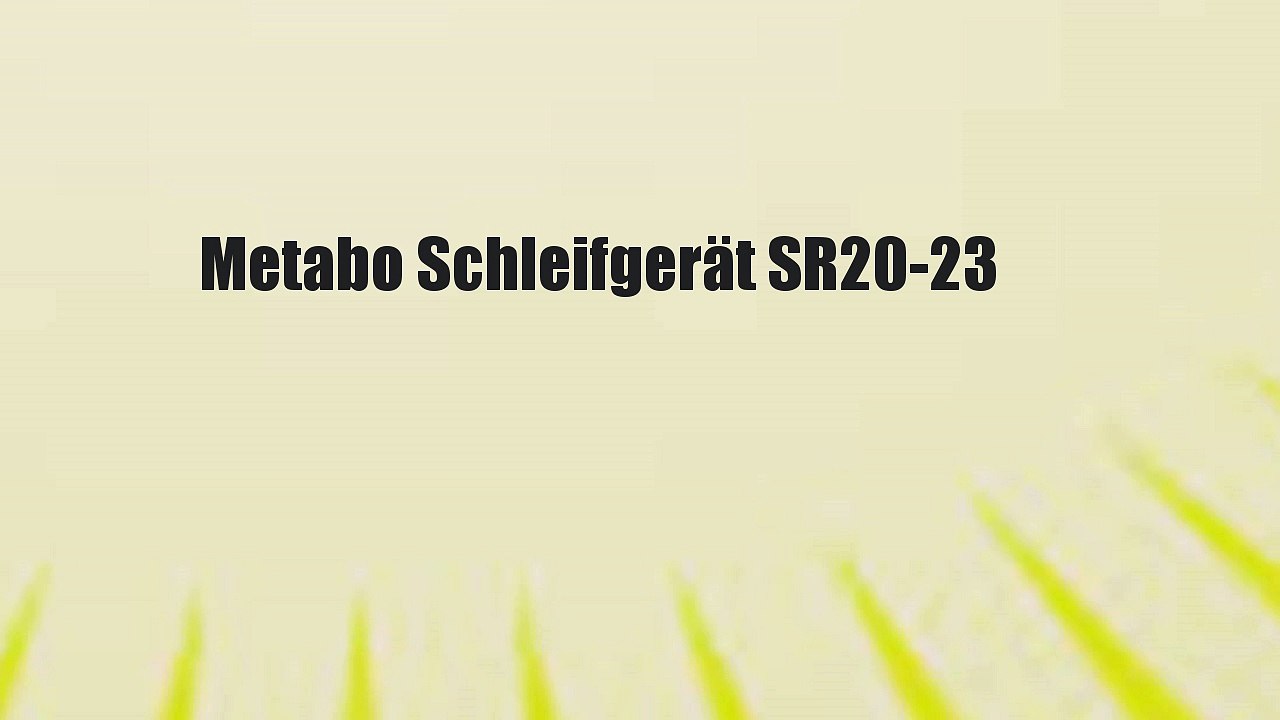 Metabo Schleifgerät SR20-23