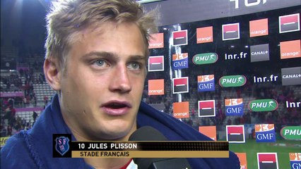 TOP14 - Stade Français-Toulouse: Interview Jules Plisson (PAR) - J23 - Saison 2014/2015