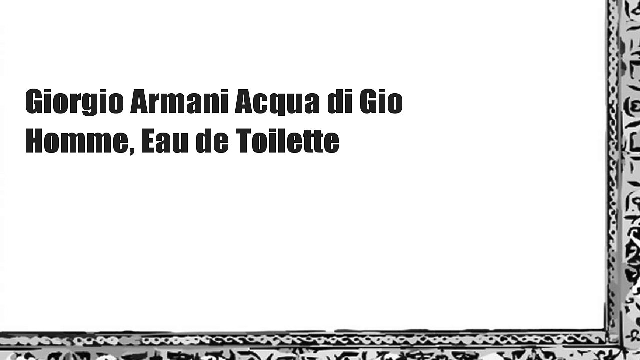 Giorgio Armani Acqua di Gio Homme, Eau de Toilette