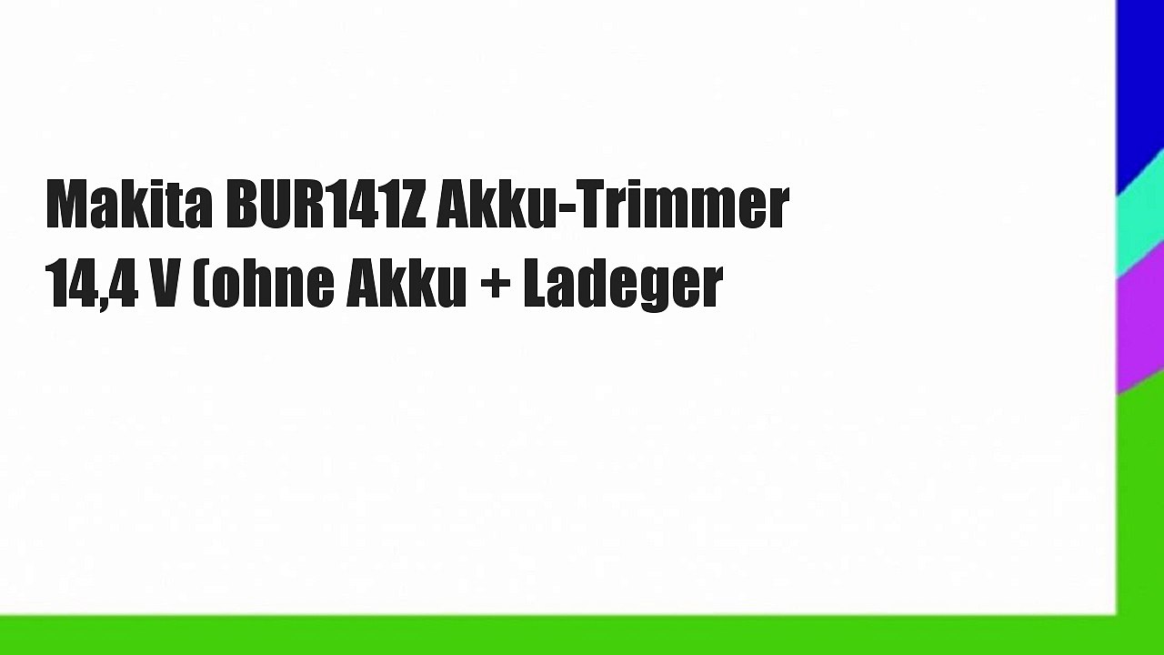 Makita BUR141Z Akku-Trimmer 14,4 V (ohne Akku + Ladeger