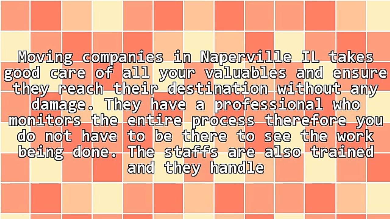 Looking At Moving Companies In Naperville IL