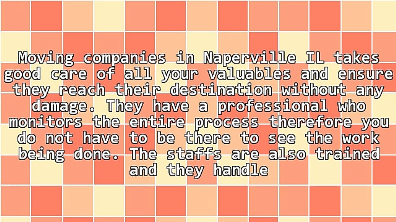 Looking At Moving Companies In Naperville IL