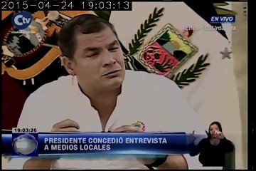 Presidente Correa desmintió un feriado bancario en el país